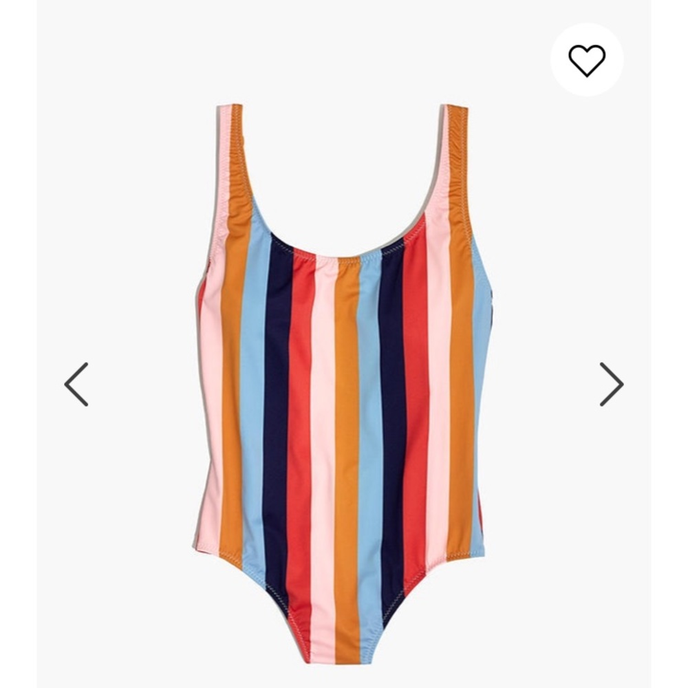 Madewell Sahara stripe swimsuit